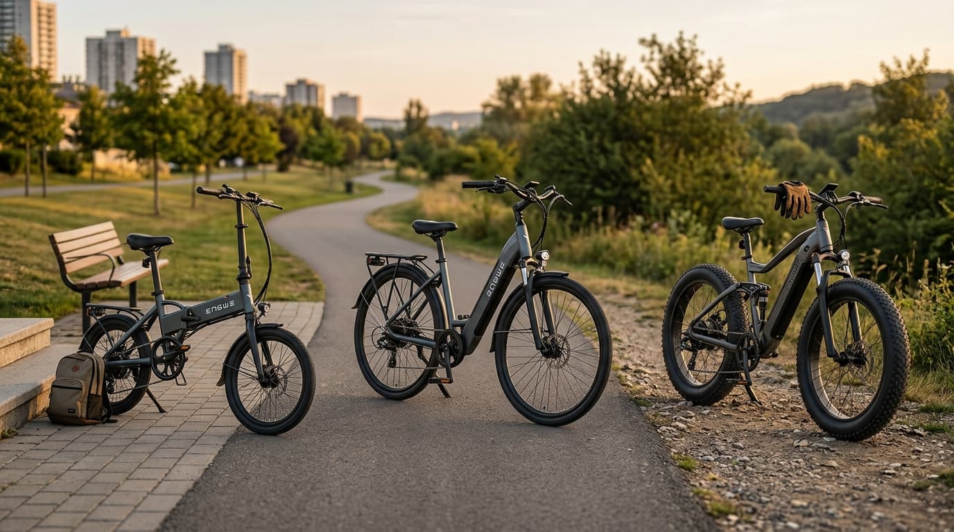 Comparing Folding, Commuter, and Fat Tire Electric Bikes